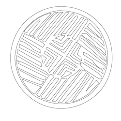 백자(白磁)떡살(18729)