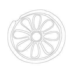 연꽃문수막새(61341)