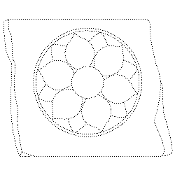 연꽃무늬전돌(102140)