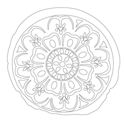 인동연화문수막새(22443)
