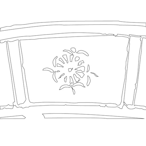 청자상감국화문‘기사’명접시(18596)