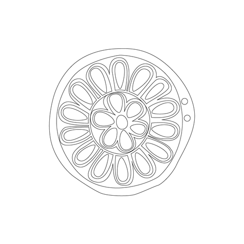연화문수막새(51818)