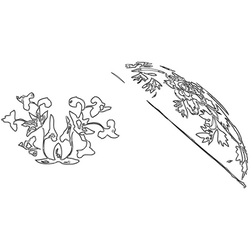 청화백자모란문합(17982)