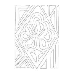 꽃문,마름모문,삼각형문(35017)