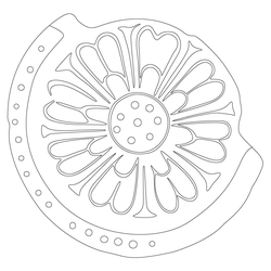 인동연화문 수막새(57979)