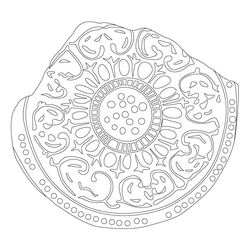 인동연화문 수막새(57984)