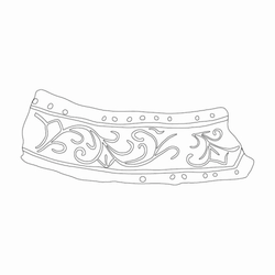덩굴문암막새(23531)