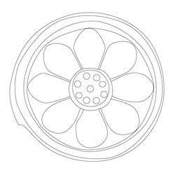 연화문수막새(53328)