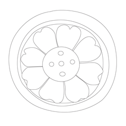 연화문수막새(53226)