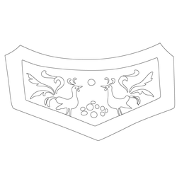 화령전 운한각 암막새(60044)