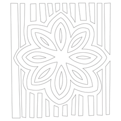 꽃문,세로줄문(35026)