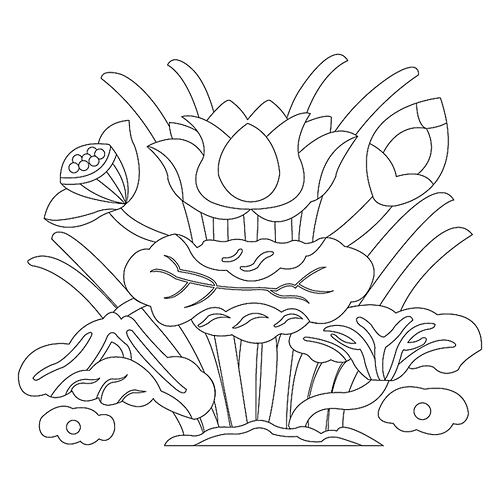 연꽃문(74177)