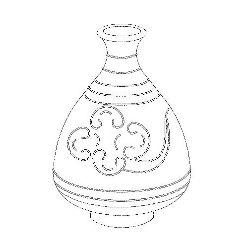 분청사기운문병(114787)