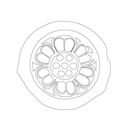 연화문수막새(51371)