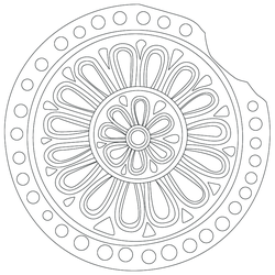 연화문수막새(52875)