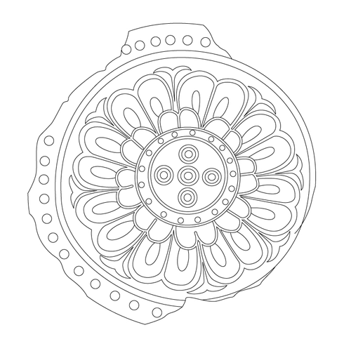 연화문수막새(53184)
