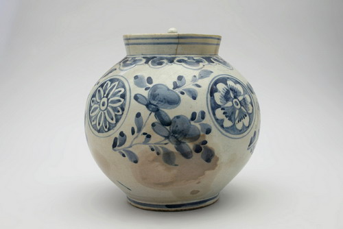 백자청화화보문소호(18625)
