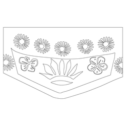 연화국화문 막새(57988)