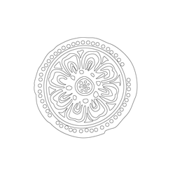 연화문수막새(51444)