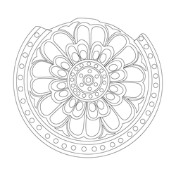 연꽃무늬수막새(52412)