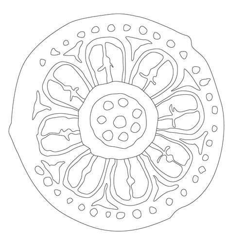 연꽃문(14546)