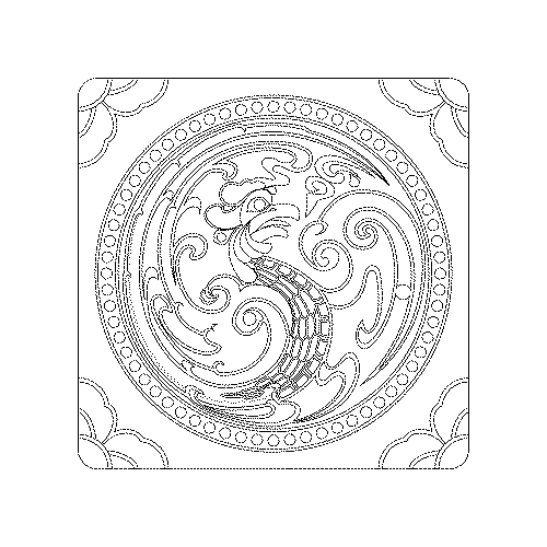 봉황무늬전돌(113904)