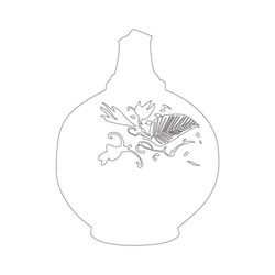 청화백자주병(23441)