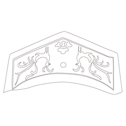 수원 화성 서북각루 망와(59940)