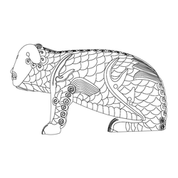 홍릉 사자상(74327)