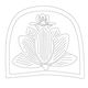 청자양각연꽃문망와(23568)