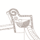 수원화성행궁 봉수당 용마루 장식기와(111374)