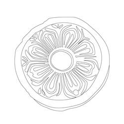 연화문수막새(51370)