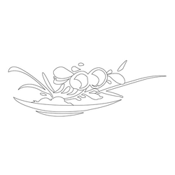 백자청화초문호(16375)