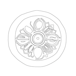연화문수막새(22421)
