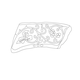 포도덩굴무늬암막새(52526)