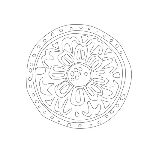 연화문수막새(16977)