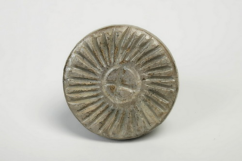 백자사선문떡살(18642)