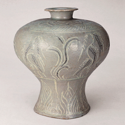 분청사기상감버들문매병(24220)