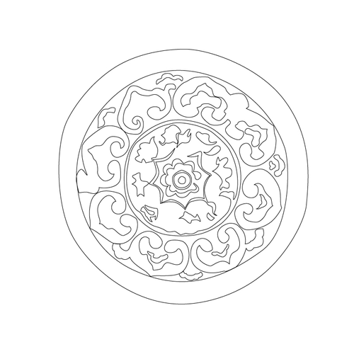 보상화문수막새(51708)