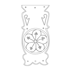 반닫이 백동장석(78019)