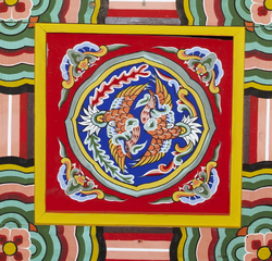 경복궁 강녕전 천장 반자청판(60805)