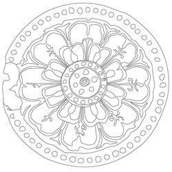 연꽃무늬수막새(16606)