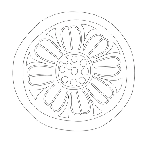 연꽃무늬수막새(52517)