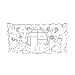반닫이 백동황동장석(115888)