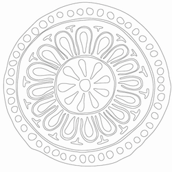 연꽃문수막새(23134)