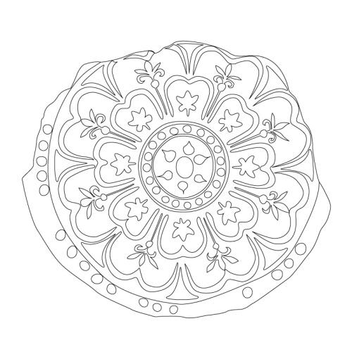 인동연화문수막새(22359)