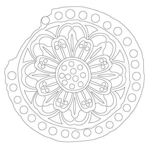 연화문수막새(24372)