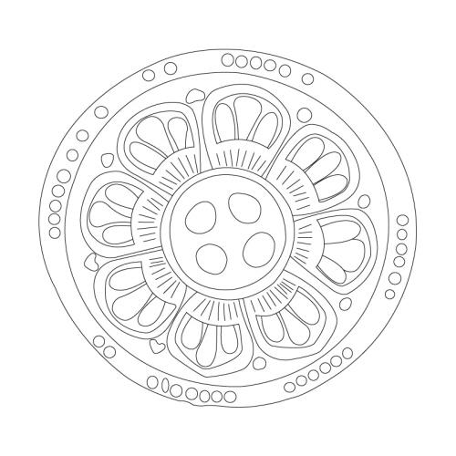 연화문수막새(22623)