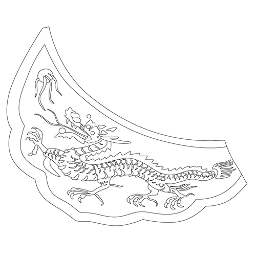 화령전 운한각 암막새(60034)