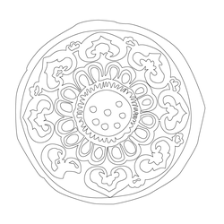 연화문수막새(51655)